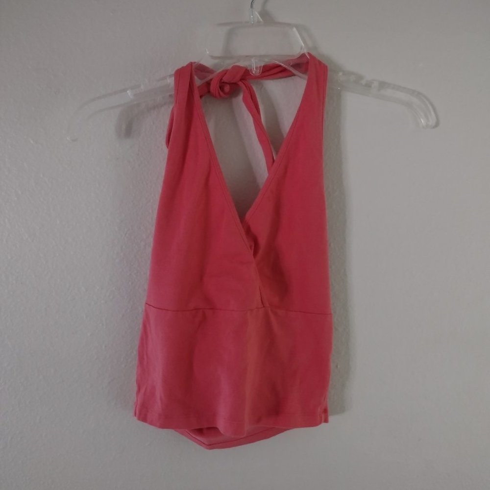 Peach Crop Top